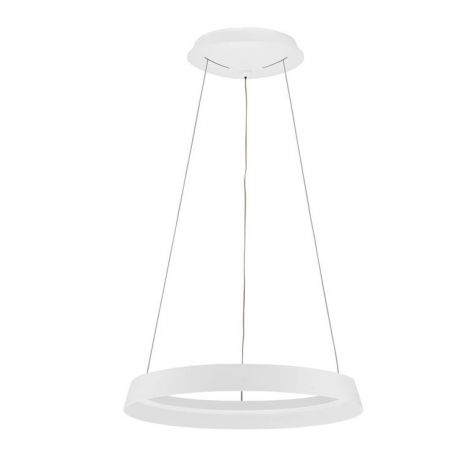 Pendule, Lustre suspendate - Lustra LED suspendata design modern circular ORMI alba D-45cm