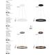 Pendule, Lustre suspendate - Lustra LED suspendata design modern circular ORMI alba D-45cm