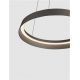 Pendule, Lustre suspendate - Lustra LED suspendata design modern circular ORMI brown D-45cm