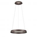 Lustra LED suspendata design modern circular ORMI coffee D-45cm
