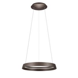 Pendule, Lustre suspendate - Lustra LED suspendata design modern circular ORMI coffee D-45cm
