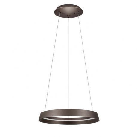 Pendule, Lustre suspendate - Lustra LED suspendata design modern circular ORMI coffee D-45cm