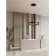 Pendule, Lustre suspendate - Lustra LED suspendata design modern circular ORMI coffee D-45cm