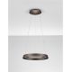 Pendule, Lustre suspendate - Lustra LED suspendata design modern circular ORMI coffee D-45cm