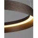 Pendule, Lustre suspendate - Lustra LED suspendata design modern circular ORMI coffee D-45cm