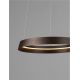 Pendule, Lustre suspendate - Lustra LED suspendata design modern circular ORMI coffee D-45cm