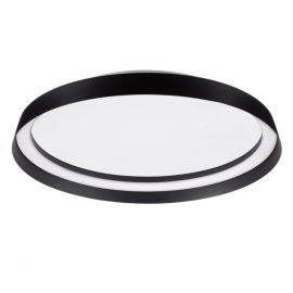 Plafoniere - Plafoniera LED design modern circular ORMI negru D-45cm