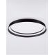 Plafoniere - Plafoniera LED design modern circular ORMI negru D-45cm