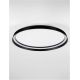 Plafoniere - Plafoniera LED design modern circular ORMI negru D-60cm