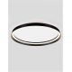 Plafoniere - Plafoniera LED design modern circular ORMI negru D-60cm