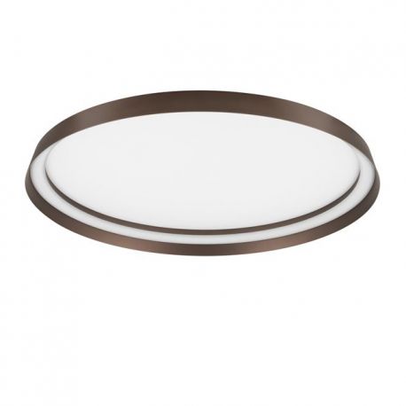 Plafoniere - Plafoniera LED design modern circular ORMI coffee D-60cm