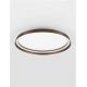 Plafoniere - Plafoniera LED design modern circular ORMI coffee D-60cm