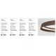 Plafoniere - Plafoniera LED design modern circular ORMI brown D-60cm