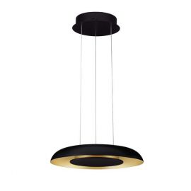 Pendule, Lustre suspendate - Lustra/Pendul LED design modern EPOSI negru/auriu