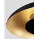 Pendule, Lustre suspendate - Lustra LED suspendata design modern EPOSI negru/auriu