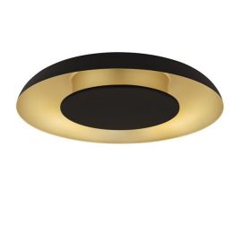 Plafoniere - Plafoniera LED design modern EPOSI negru/auriu D-40cm