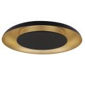 Plafoniera LED design modern EPOSI negru/auriu D-60cm