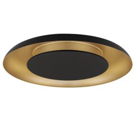 Plafoniere - Plafoniera LED design modern EPOSI negru/auriu D-60cm