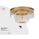 Lustre aplicate - Plafoniera, Lustra LED aplicata moderna Deco