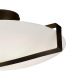 Lustre aplicate - Plafoniera, Lustra aplicata moderna Sundial negru