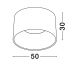 Plafoniere - Plafoniera LED design modern ATIL D-50cm