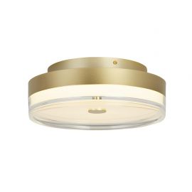 Plafoniera LED design minimalist Cyprus auriu, 30cm