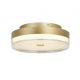 Plafoniera LED design minimalist Cyprus auriu, 40cm