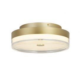 Plafoniera LED design minimalist Cyprus auriu, 40cm