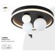 Plafoniere - Plafoniera design modern Trident 3Lt