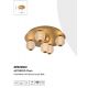 Plafoniere - Plafoniera LED design modern Asteroid Led auriu