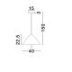 Pendule, Lustre suspendate - Lustra/Pendul LED design modern OROS alba
