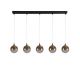 Pendule, Lustre suspendate - Lustra cu 5 pendule LED design modern minimalist Alchemy
