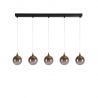 Lustra cu 5 pendule LED design modern minimalist Alchemy