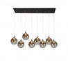Lustra cu 8 pendule LED design modern minimalist Alchemy