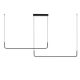 Lustra LED suspendata stil minimalist liniar STRITA L-165cm