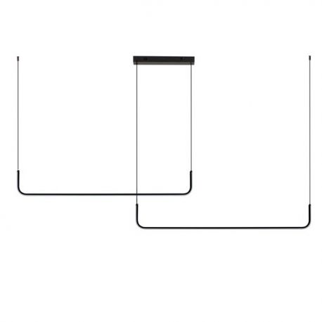 Pendule, Lustre suspendate - Lustra LED suspendata stil minimalist liniar STRITA L-165cm