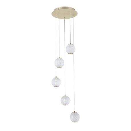 Pendule, Lustre suspendate - Lustra cu 3 pendule LED design modern decorativ Allure
