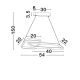 Pendule, Lustre suspendate - Lustr LED suspendata design modern IMAR