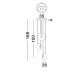 Pendule, Lustre suspendate - Lustra LED suspendata design modern decorativ SKIA 3L