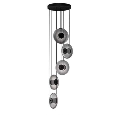 Pendule, Lustre suspendate - Lustra LED suspendata design modern decorativ SKIA 5L