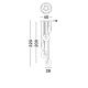 Pendule, Lustre suspendate - Lustra LED suspendata design modern decorativ SKIA 5L