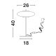 Pendule, Lustre suspendate - Veioza LED/Lampa de masa design modern decorativ SKIA