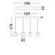 Pendule, Lustre suspendate - Lustra LED suspendata design modern decorativ GALEO 4L