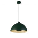 Lustra suspendata stil industrial Mars verde/ crem