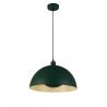 Lustra suspendata stil industrial Mars verde/ crem