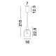 Pendule, Lustre suspendate - Pendul LED design modern decorativ IMATIA D-16cm