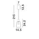 Pendule, Lustre suspendate - Pendul LED design modern decorativ IMATIA D-14,5cm