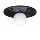 Plafoniera stil minimalist IDOR negru/opal