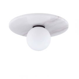Plafoniera stil minimalist IDOR alb/opal