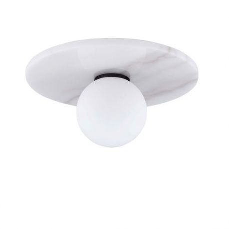 Plafoniere - Plafoniera stil minimalist IDOR alb/opal